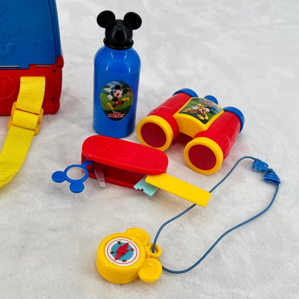 Disney Mickey Mouse Funhouse Adventure Backpack 5 Piece Toy Playset Clubhouse - Picture 8 of 13